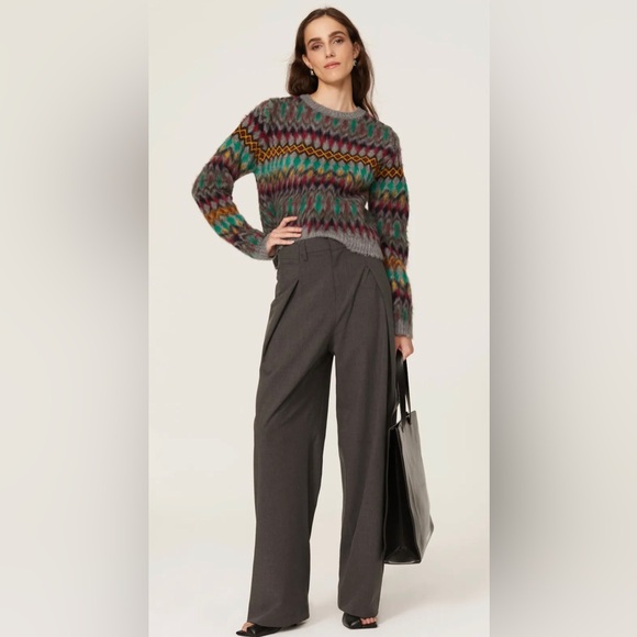 Maison Martin Margiela Distorted Fair Isle Knit Sweater size XL colorful - Picture 1 of 13